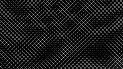 cage metal wire on black background