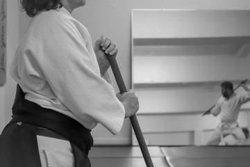 Artes marciales, clase de armas en aikido