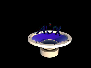 3d illustration icons music on white background.