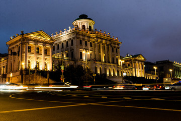Fototapeta na wymiar palace in night