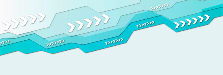 Abstract technology modern banner