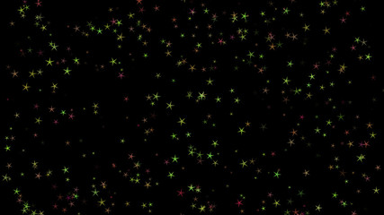 Background of multi-colored stars. Abstract background pattern.