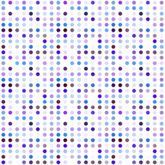 Seamless abstract pattern background with a variety of colored circles.