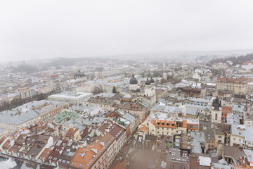 view of the city from the town hall