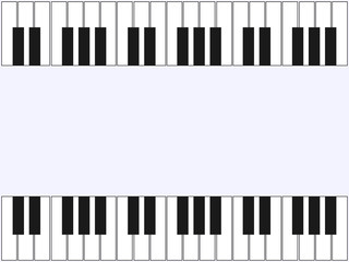 Fototapeta premium Magnificent light background with elements of the piano