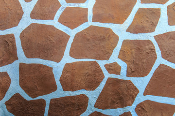 Stucco giraffe texture pattern brown white