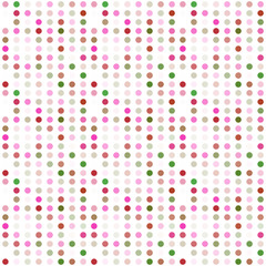 Seamless abstract pattern background with a variety of colored circles.