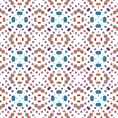 Seamless abstract pattern background with a variety of colored circles.