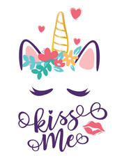 Valentine's Day lettering motivation poster