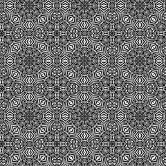 Seamless floral pattern with a variety of floral motifs.