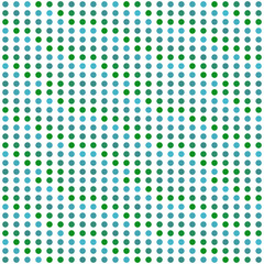 Seamless abstract pattern background with a variety of colored circles.