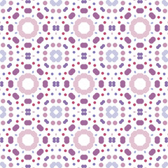 Seamless abstract pattern background with a variety of colored circles.