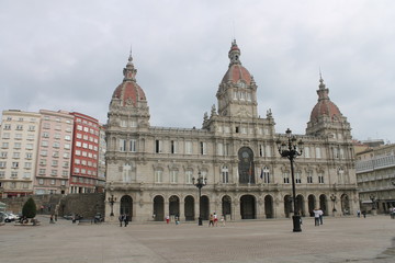 Obraz premium CORUÑA PLAZA MARÍA PITA
