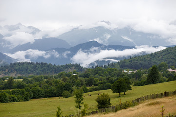 Fototapeta na wymiar mountains in Georgia