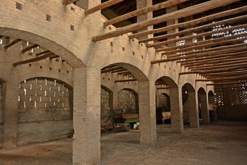 Antiguo secadero de tabaco en la vega de Granada 