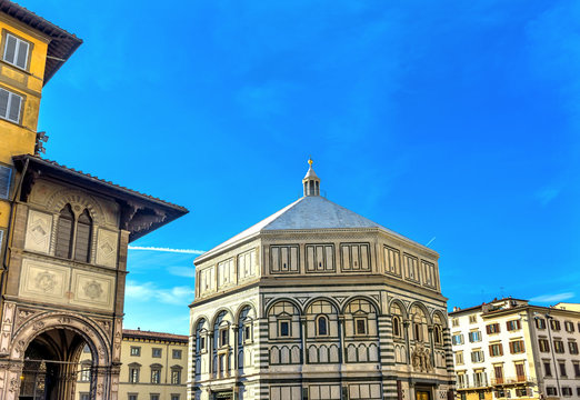 Baptistry Saint John Duomo Cathedral Florence Italy
