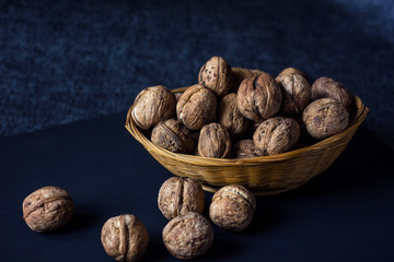 walnuts in a bowl