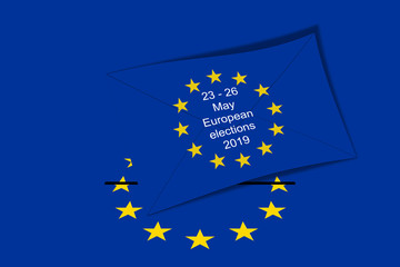 Envelope European elections 23 - 26 May 2019 