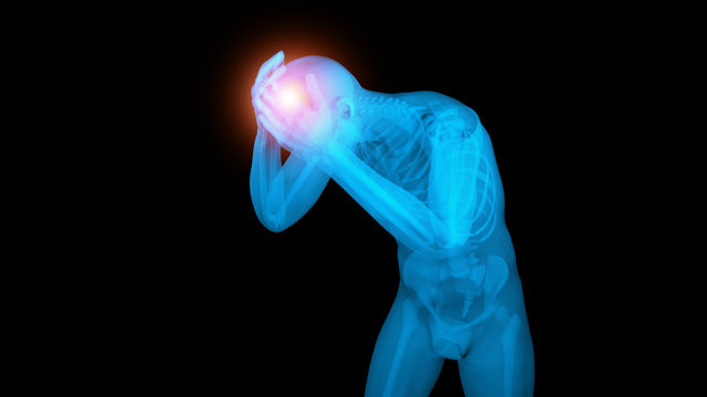 x ray 3d rendered skeletal medical illustration