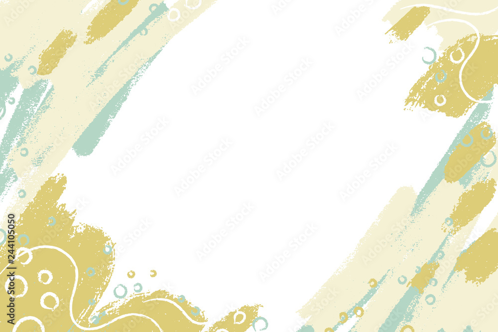 Poster horizontal background with copyspace and various brush strokes. header image with place for text. ab