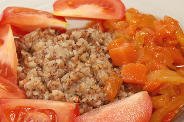 Vegetarian vegetable dinner