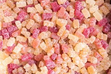 Pile of gummy candy