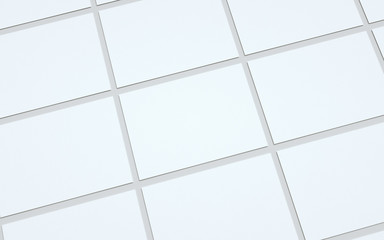 A5 Flyer / Brochure Mock-Up - Multiple Flyers. 3D Illustration