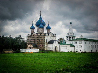 Beautiful architecture of Suzdal - old town on a Golden ring