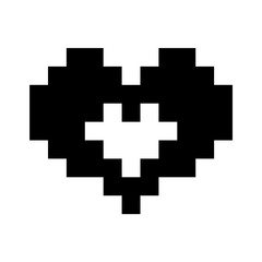 Heart icon or Valentine's day sign designed for celebration.