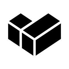 Love icon or Valentine's day sign designed for celebration.