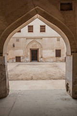 Courtyard of Shaikh Isa Bin Ali Al Khalifa house in Muharraq, Bahrain