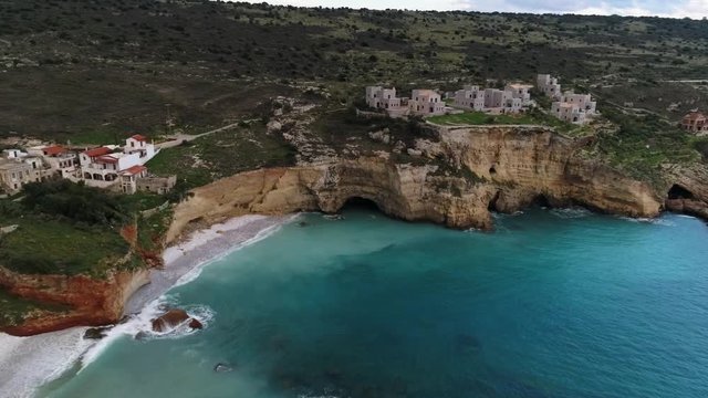 house in front of the beach in peloponnese greece
