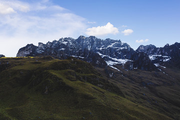 Fototapeta premium walking through the mountains