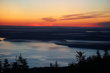 Sunrise Caillac Mt Maine