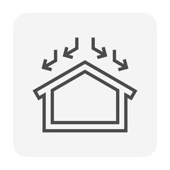 waterproof water leak icon