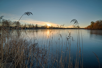 January month by the lake