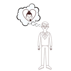 young man cartoon