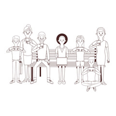 group of friends cartoon