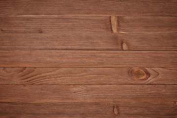 Overhead view of wooden table, background texture