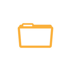 Folder icon graphic design template vector