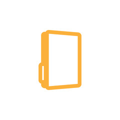 Folder icon graphic design template vector