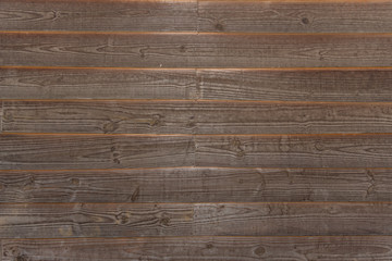 Dark brown wood rustic wall background texture.