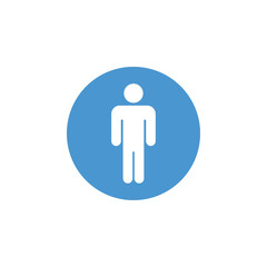 Fototapeta na wymiar Male gender icon graphic design template vector