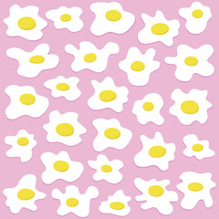 Egg pattern in pink