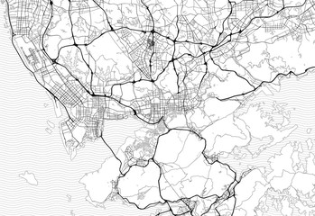 Area map of Shenzhen, China