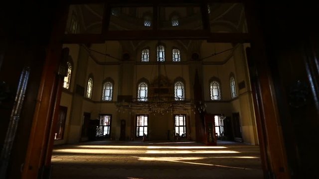 Bursa Ottoman Emir Sultan Mosque Interior