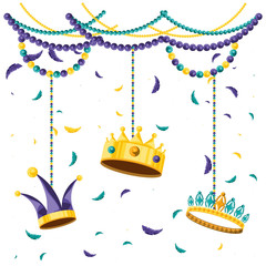 set of crowns for party carnival