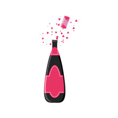 wine bottle isolated icon