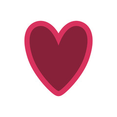 heart love isolated icon