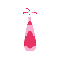 wine bottle isolated icon